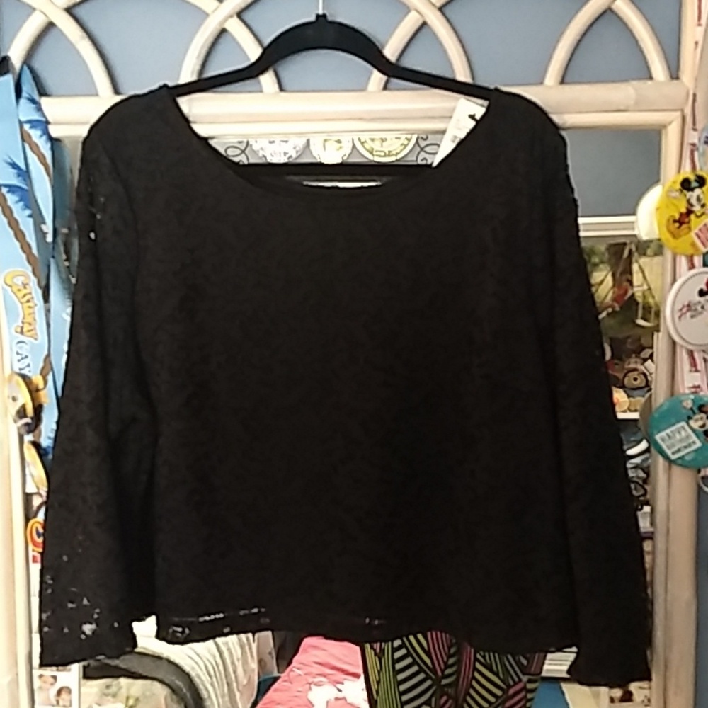Lace Half/crop Top from LB sz22/24 NWT